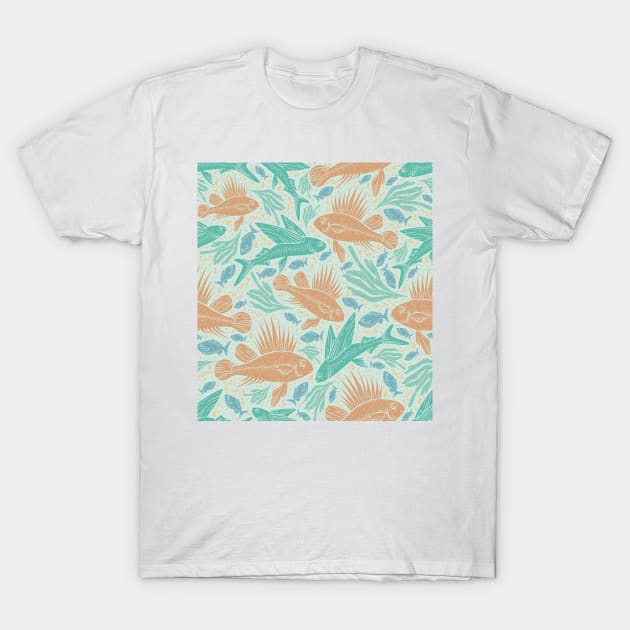 Marine Life Design T-Shirt by AnnelieseHar